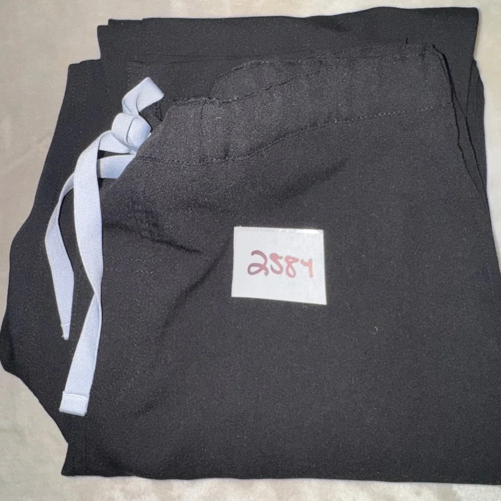 FIGS Mens Pisco Slim Scrub Pants Black Technical Collection M22SW2011 Size S